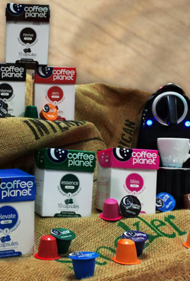 كبسولات القهوة الملونة من كوفي بلانيت