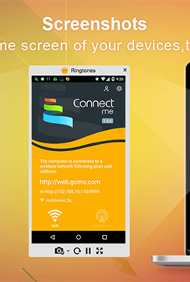 تطبيق ConnectMe لإدارة الهاتف الذكي من الكمبيوتر