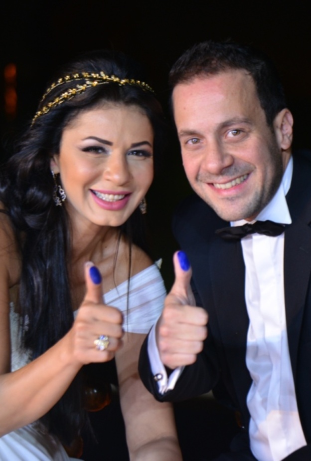 عقد قران الفنانة نجلاء بدر