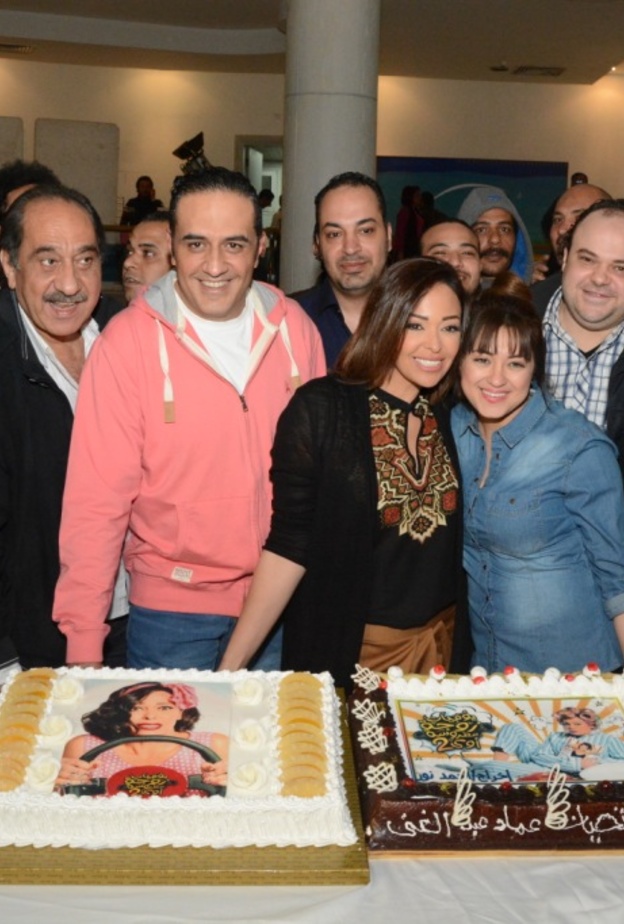 احتفلوا باستئناف العمل المقرر عرضه في رمضان