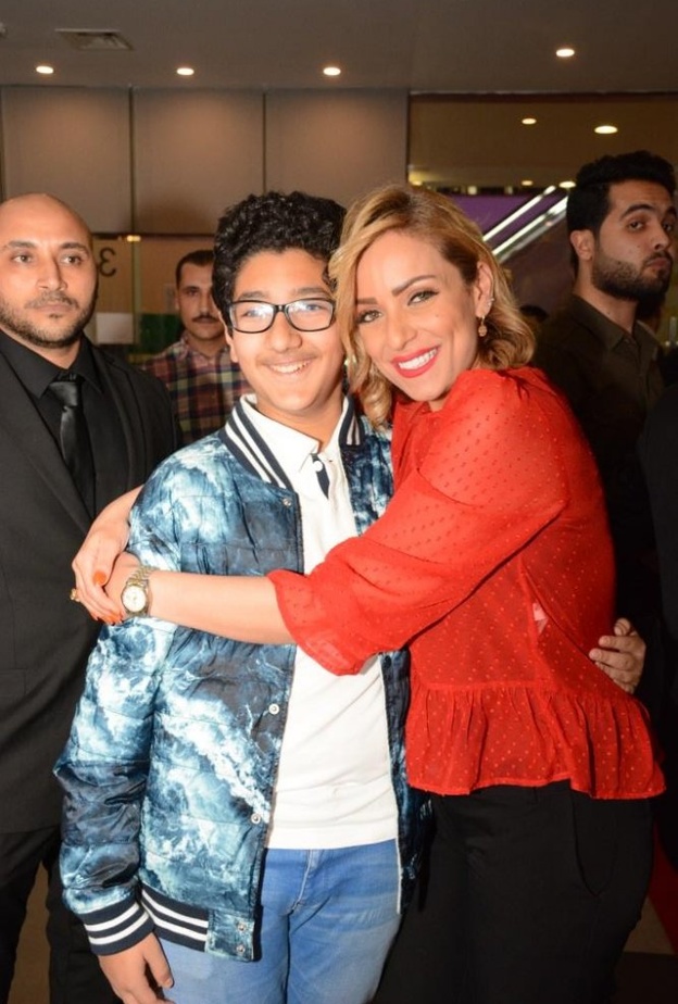 ريم البارودي مع عمر 