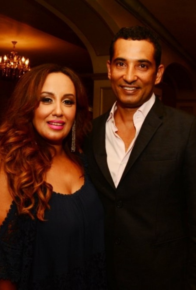 عمرو سعد وزجته 