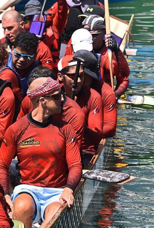 منافسات رياضية حماسية في مهرجان مرسى دبي لقوارب التنين
