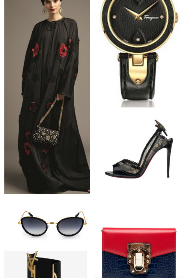 عبايات برقي شرقي مع لمسات إيطالية 