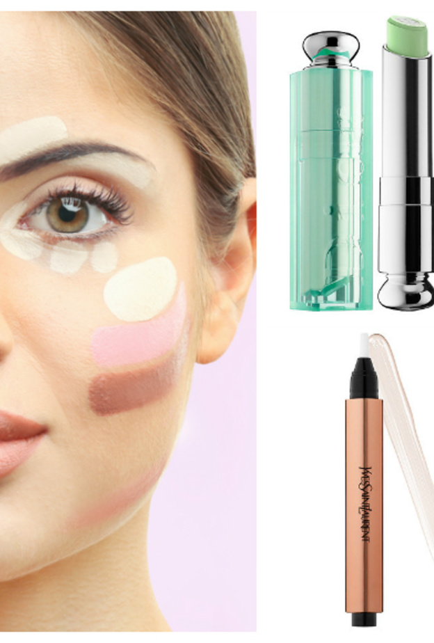 اخفاء عيوب الوجه بالألوان الصحيحة