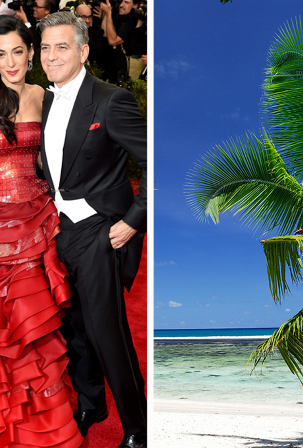 George & Amal Clooney Seychelles