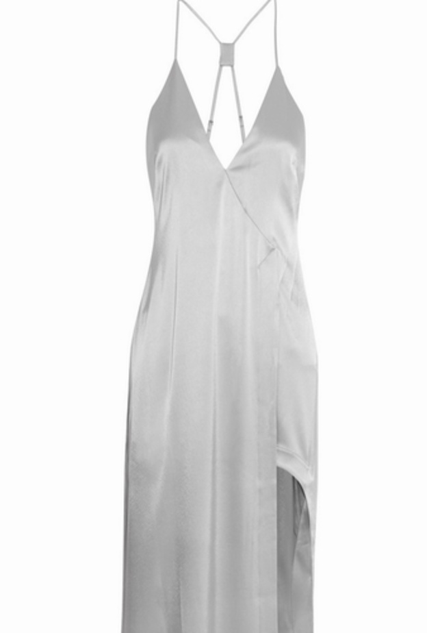 Halston Heritage فستان زفاف ناعم من