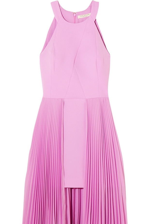 Halston Heritage فستان ناعم من