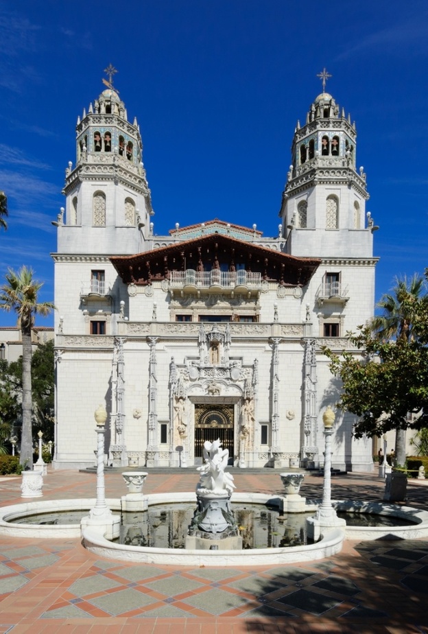 Hearst Castle villa in Beverly Hills, Los Angeles, US State