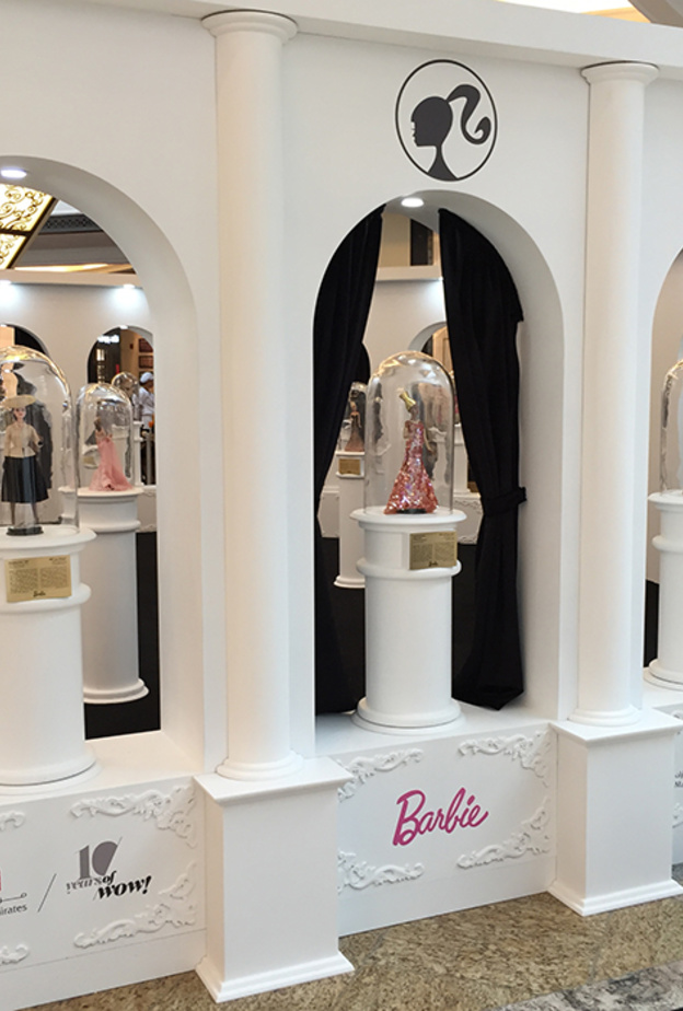عالم الطفولة والأناقة في معرض "باربي" في دبي