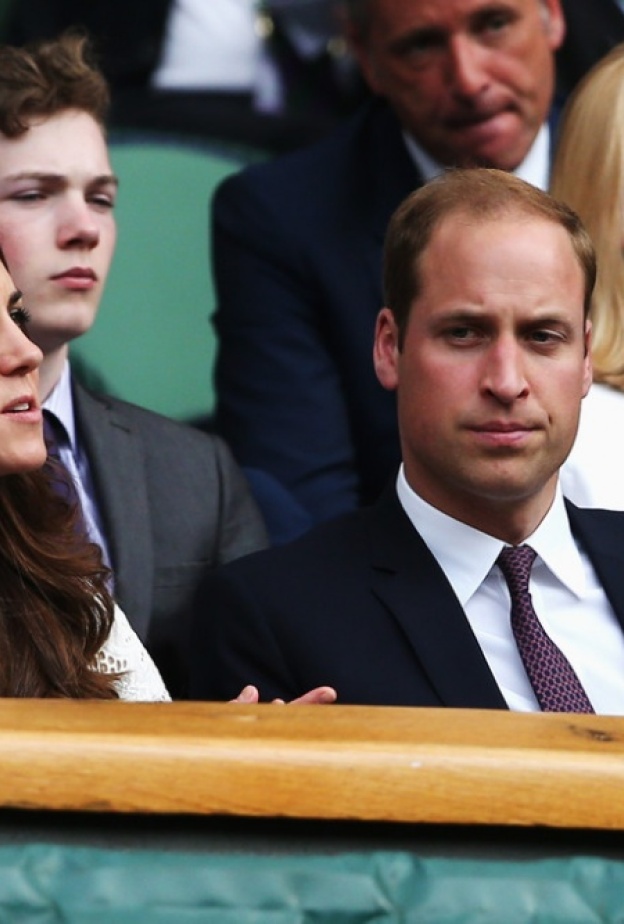 عبوس يسطير على ويليم في بطولة ويمبلدون للتنس... وكيت غير مبالية!