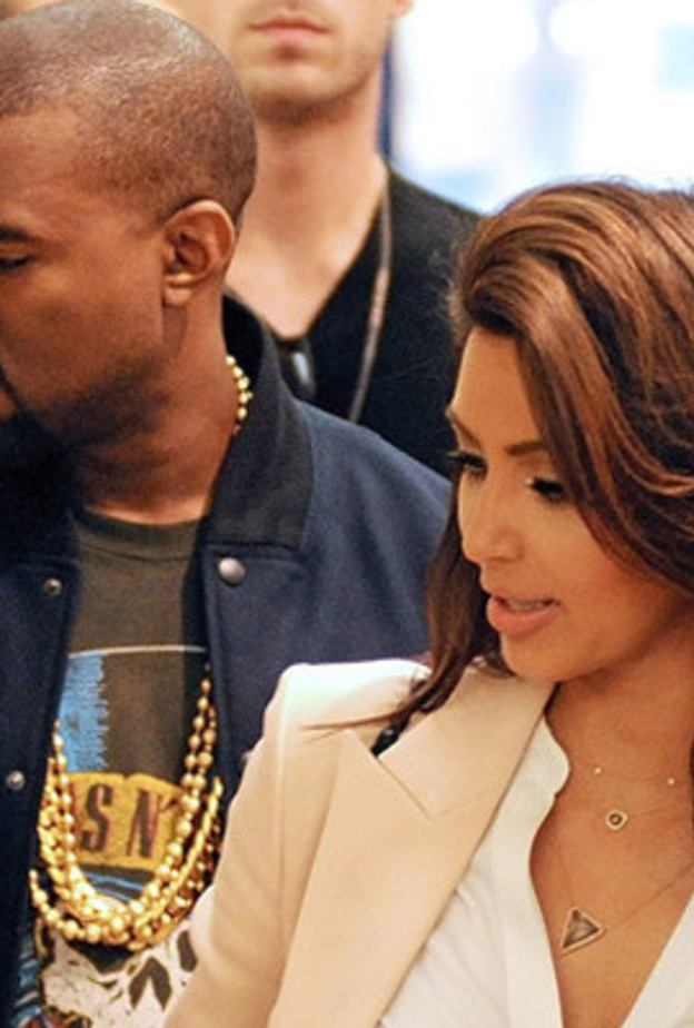 كيم كاردايشيان وكاني ويست