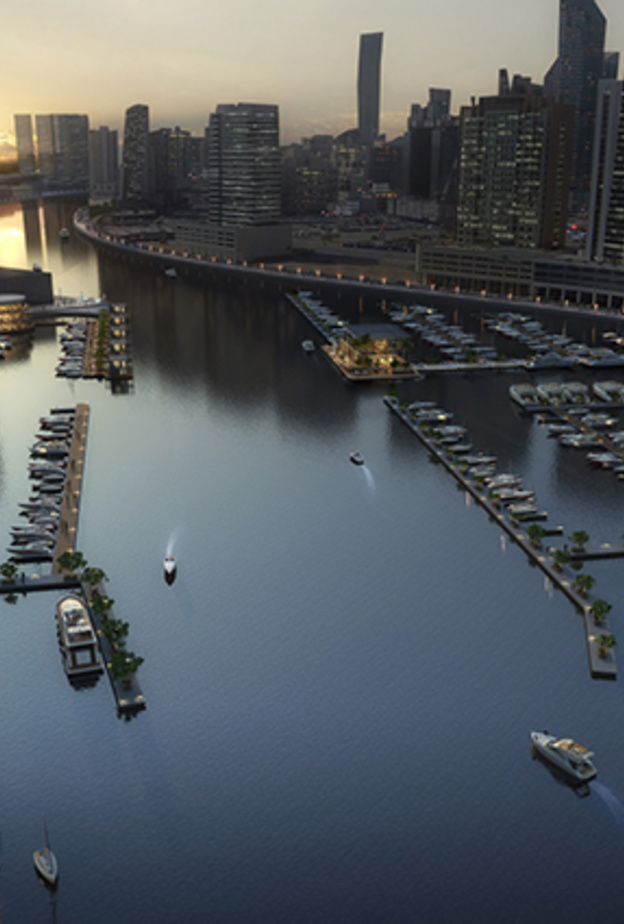 مراسي الخليج التجاري، أكبر مشروع سياحي لتطوير قناة خور دبي