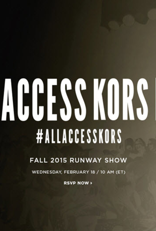 بث مباشر لعرض أزياء من مايكل كورس Michael Kors لخريف 2015