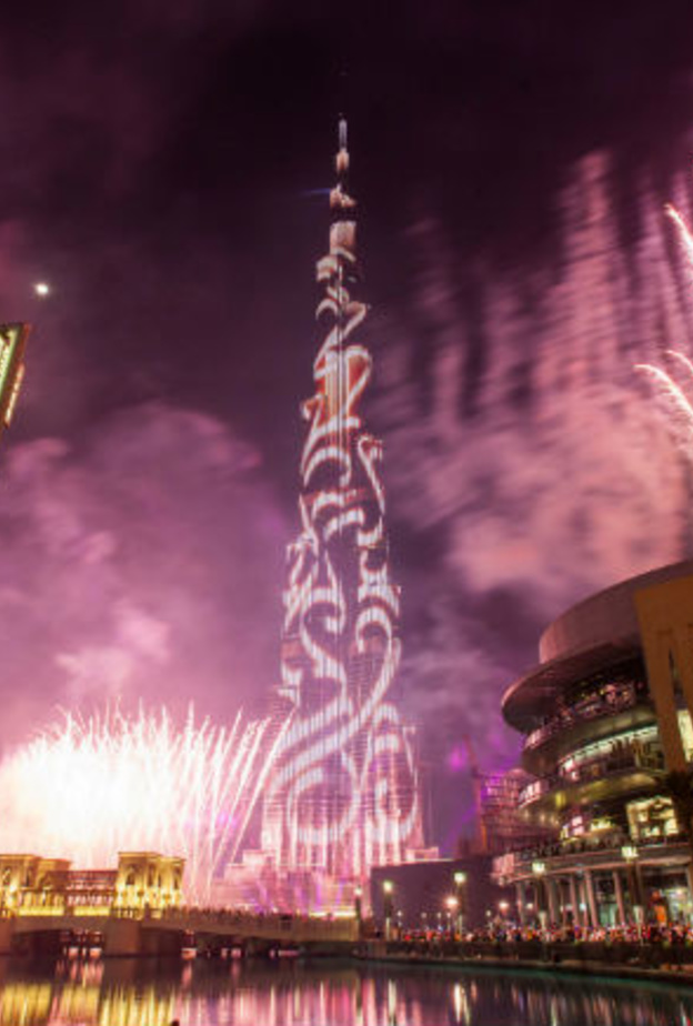 دبي أفضل مدينة للإحتفال برأس السنة 2016