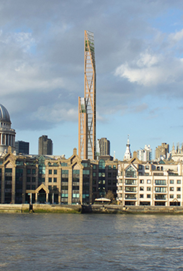OakWood في لندن اعلى برج في العالم مصنوع من الخشب
