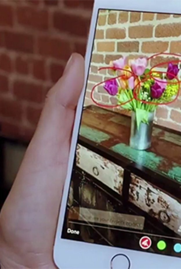  الرسم على الشاشة اثناء البث المباشر في تطبيق بريسكوب