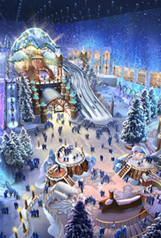 قريباً: أكبر حديقة ثلجية في العالم في أبوظبي