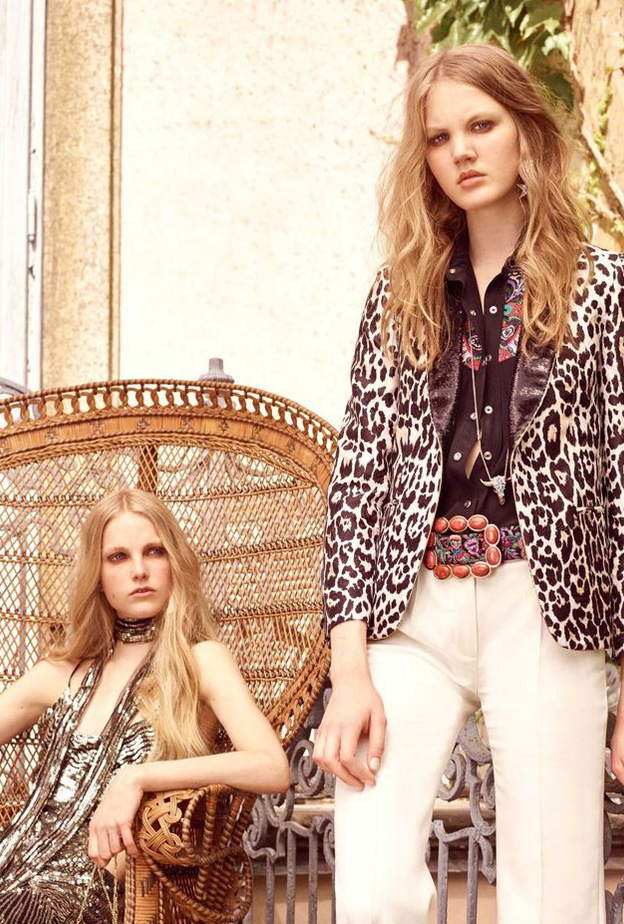 Roberto Cavalli نقشة النمر من مجموعة كروز