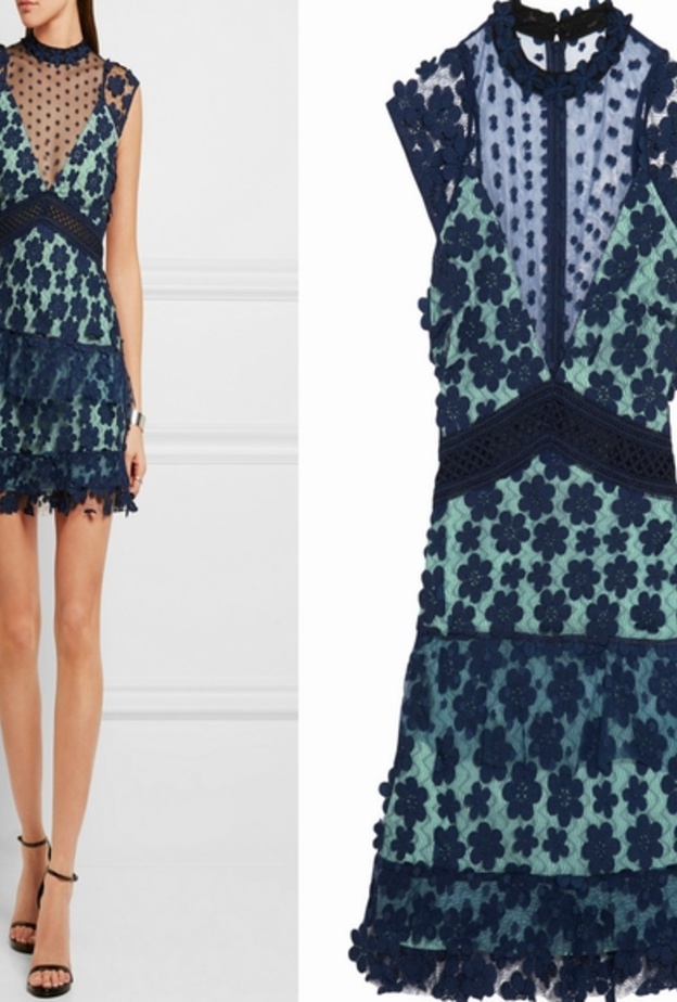 Self-Portrait فستان قصير من