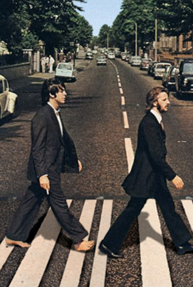 تخليد  للـ "بيتلز The Beatles" في شارع "آبي رود  Abbey Road اللندني !