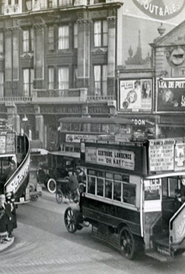 تصوير نادر للعاصمة البريطانية لندن في العشرينات!