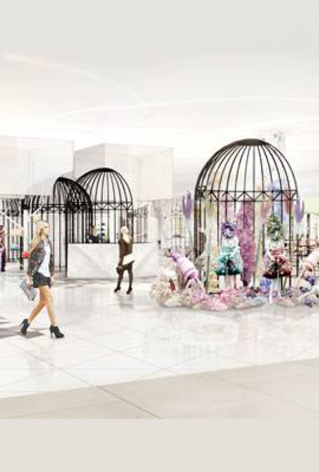 رسم تخيّلي للمتجر الذي يمتد على مساحة 20 ألف متر مربع في ياس مول في أبوظي