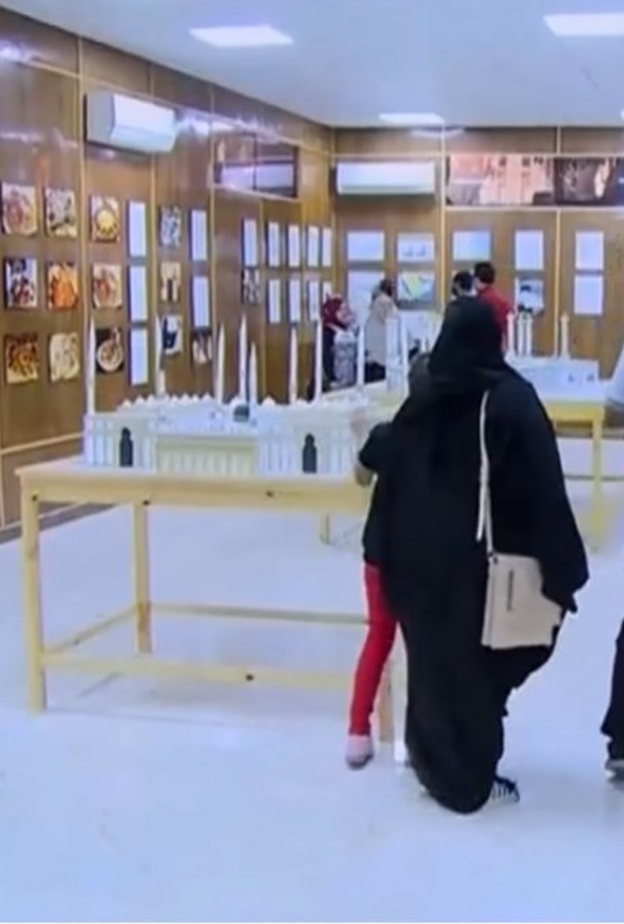 جانب من المتحف السعودي في القرية الفرعونية