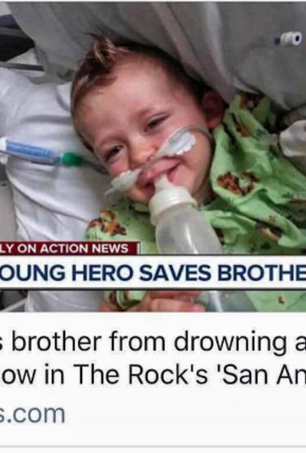 حكاية مثيرة عن طفل ينقذ شقيقه