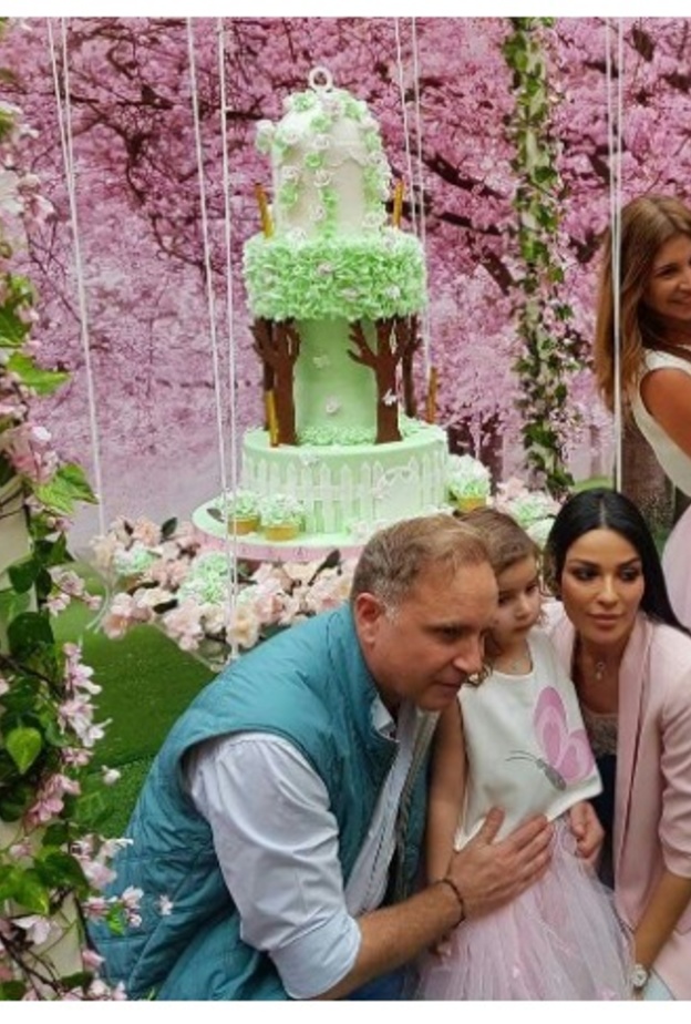 نادين نجيم احتفلت بعيد ميلاد ابنتها الرابع