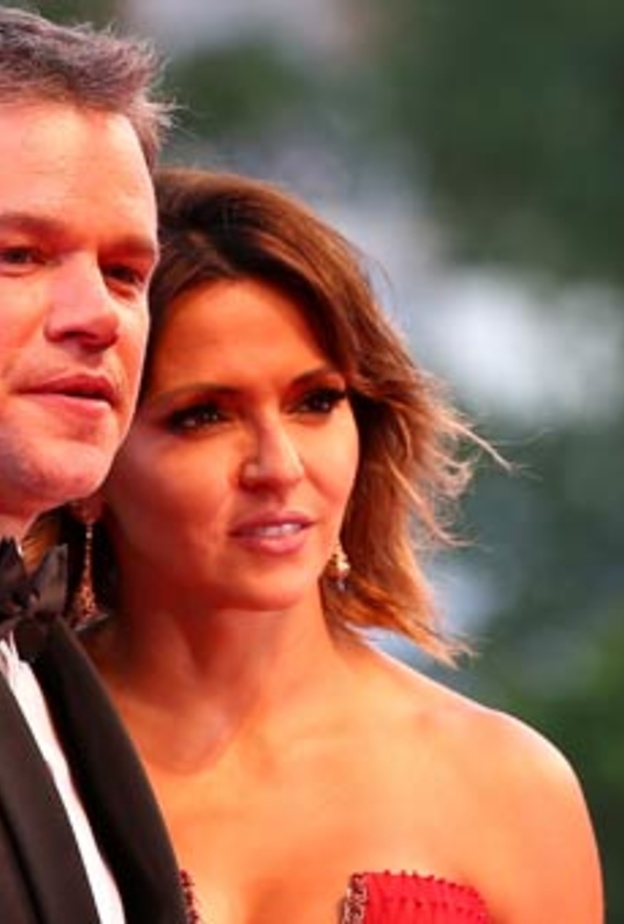 مات ديمون وزوجته في فينسيا