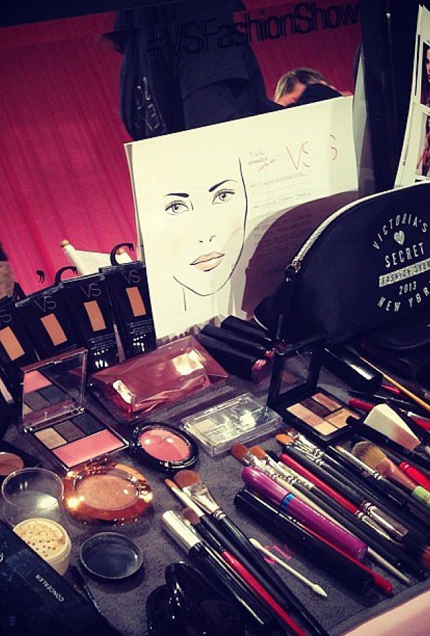 Victoria's Secret backstage