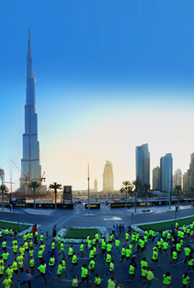 We Run DXB سباق الـ10 كيلومترات الأسرع في دبي
