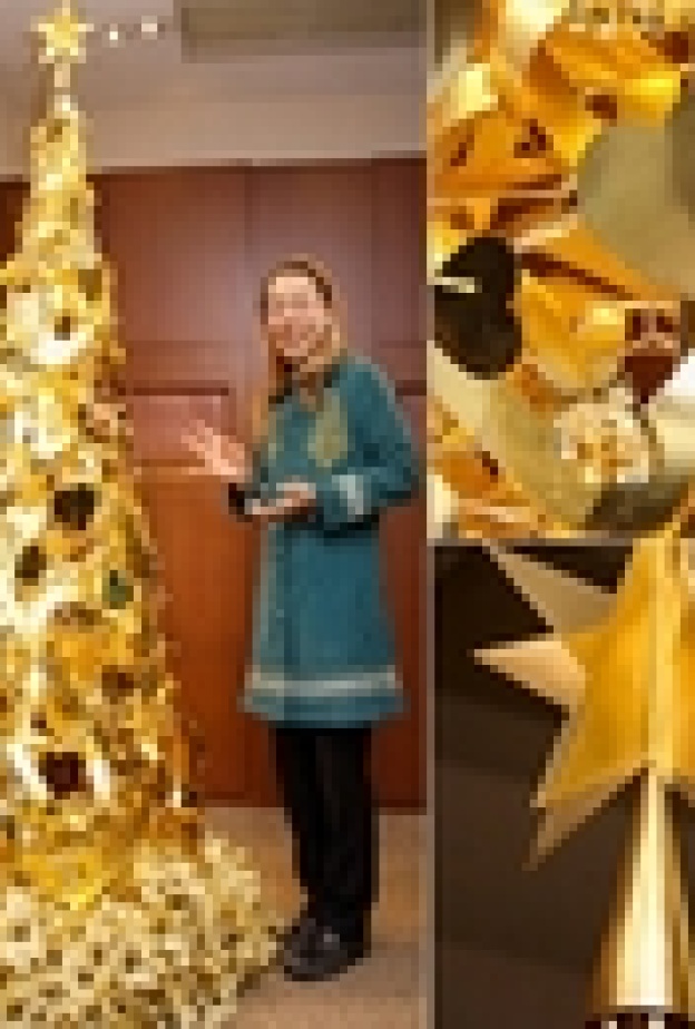 شجرة الأعياد في اليابان بمليوني دولار 