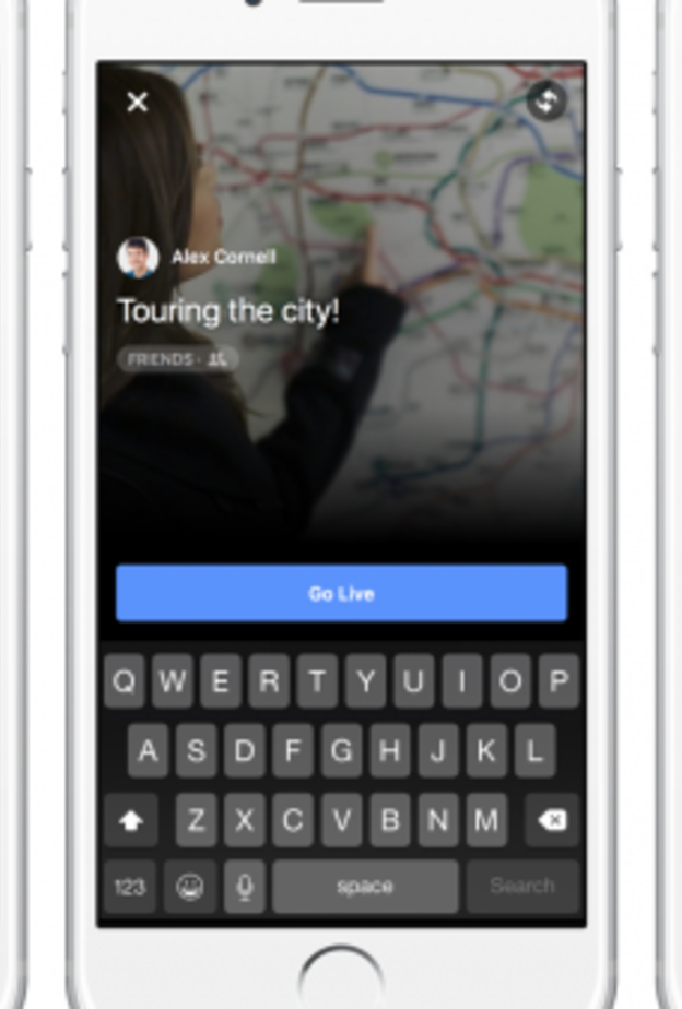 "فيسبوك" تطلق ميزة "الفيديو الحي" لعموم مستخدمي آيفون