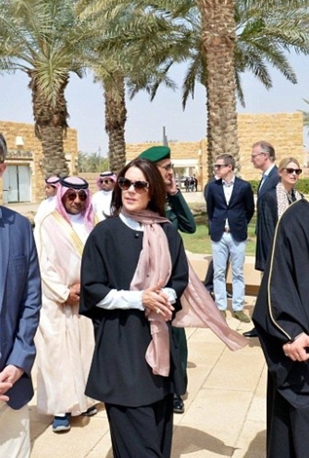 الامير فريدريك والاميره ماري في السعودية