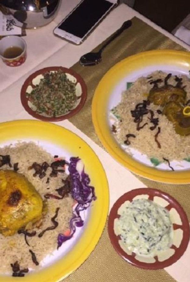 من الاطباق السعودية التي يقدمها المطعم