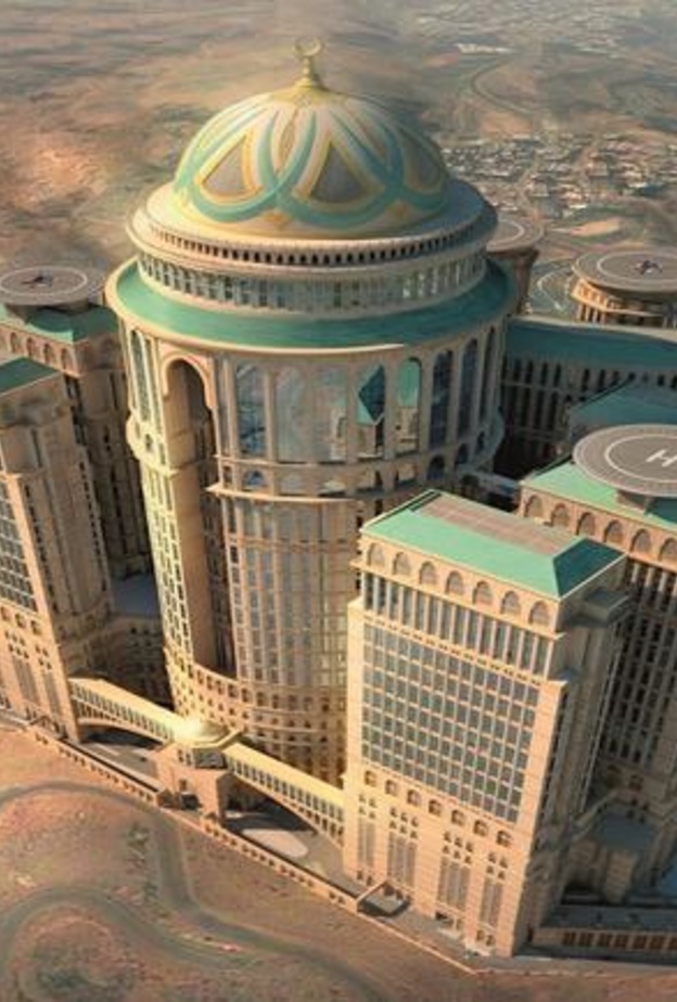 صورة جوية لاكبر فندق في العالم