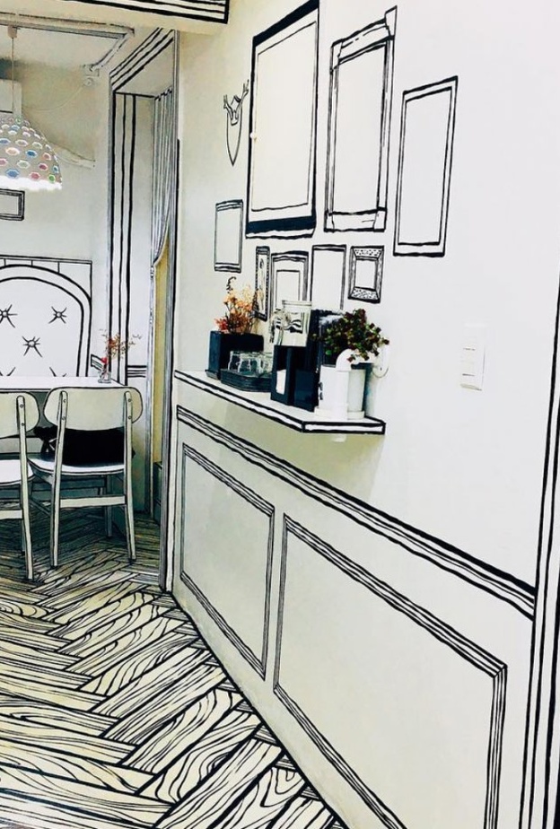 مقهى في كوريا الجنوبية .. كما لو كان من كتاب كوميك!