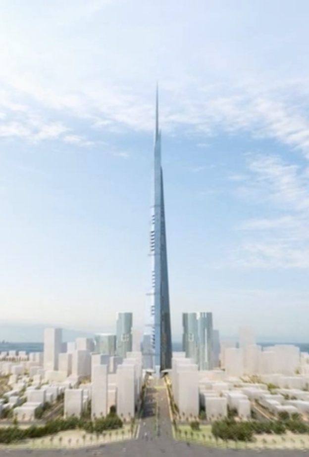  صورة تمهيدية لبرج المملكة الأعلى في العالم