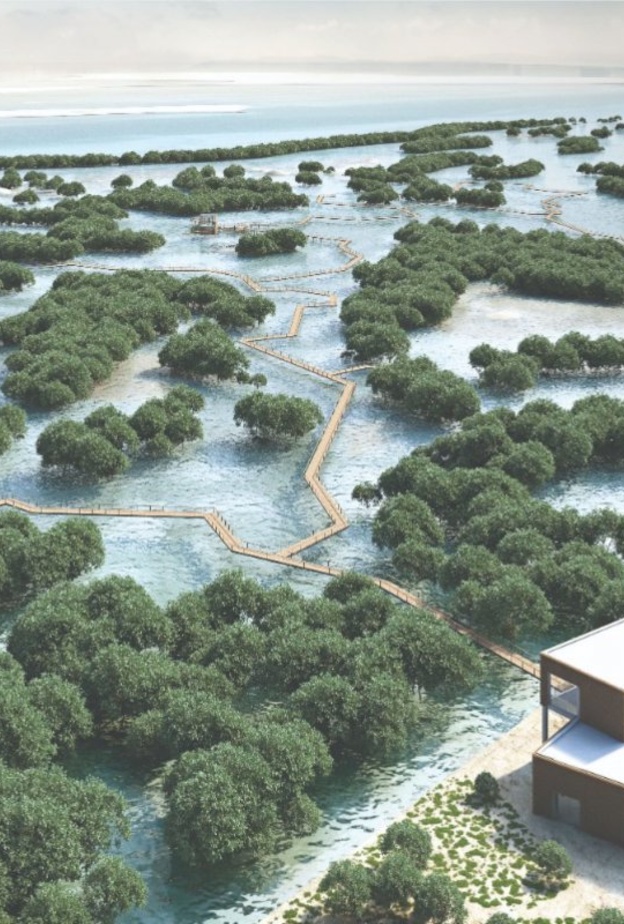 افتتاح مشروع "ممشى القرم" في جزيرة الجبيل بأبوظبي