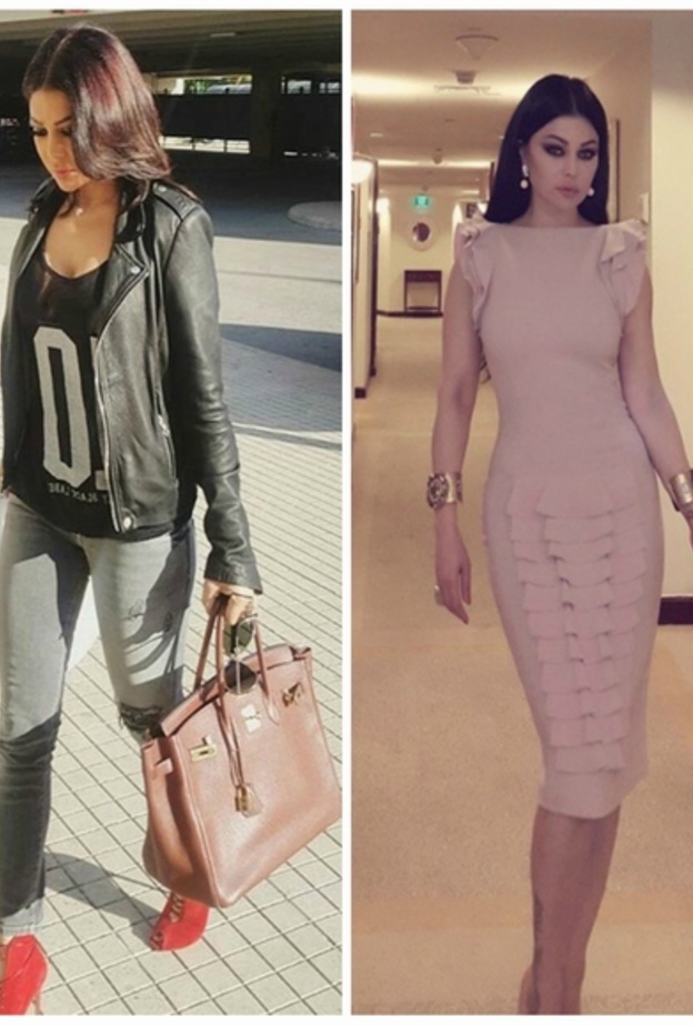 فستان النجمة هيفا 