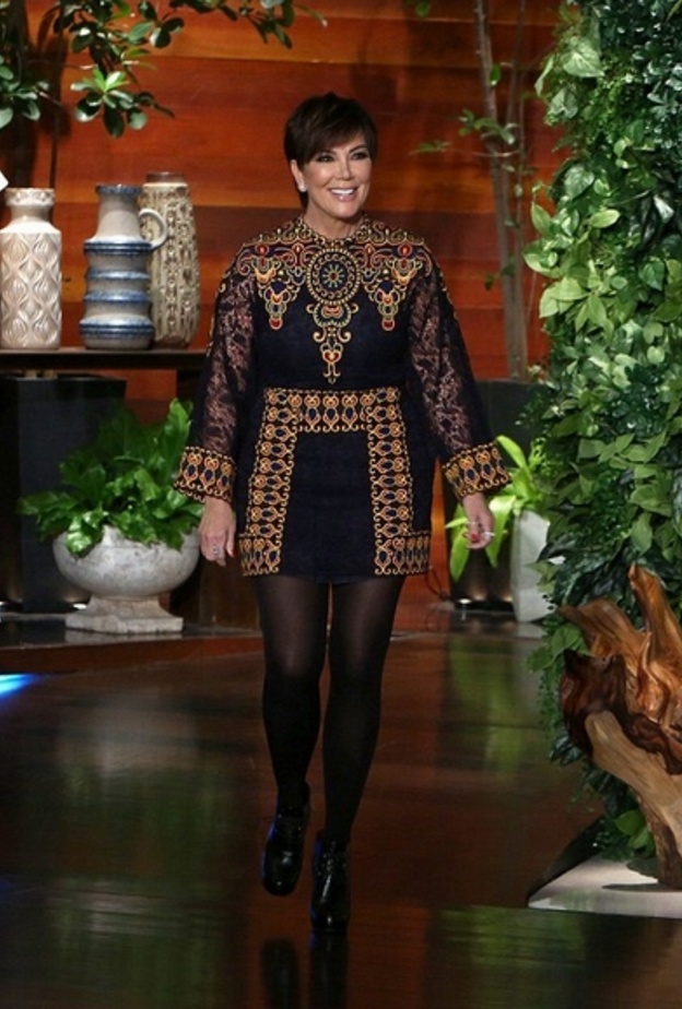 Kris Jenner in Valentino