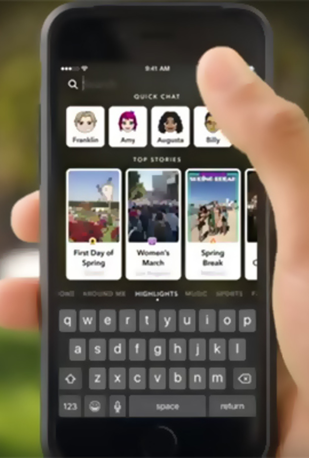 فيديو : أكثر من مليون قصة عالمية في تطبيق سناب شات