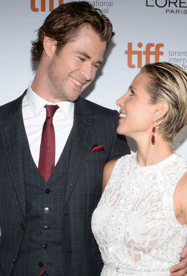 كريس هيمسوورث عن زوجته كل يوم احبها اكثر