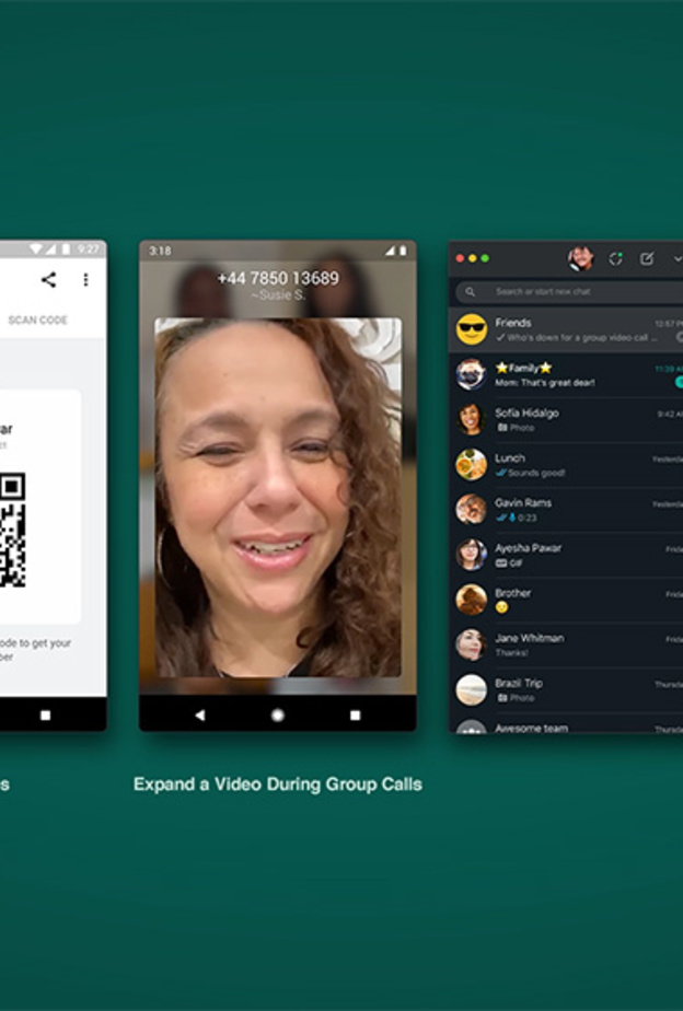 الملصقات وأكواد QR ومكالمات الفيديو حتى 8 أشخاص ميزات جديدة على واتساب