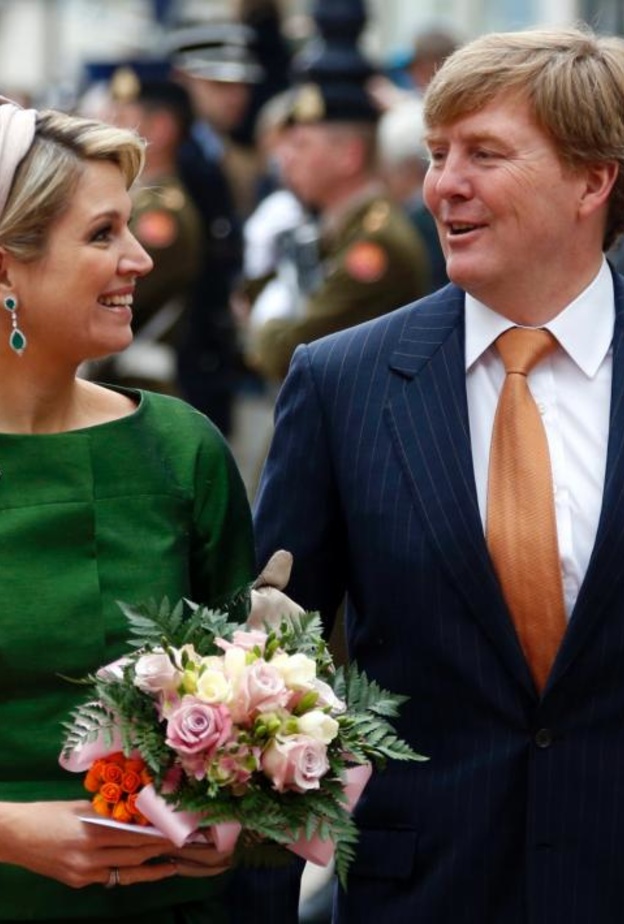 ماكسيما وزوجها الملك