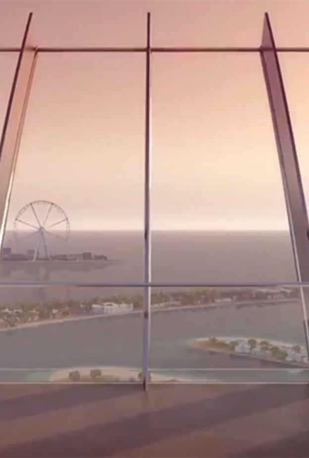 ذي فيو في النخلة منصة جديدة لمشاهدة المناظر الخلابة في دبي