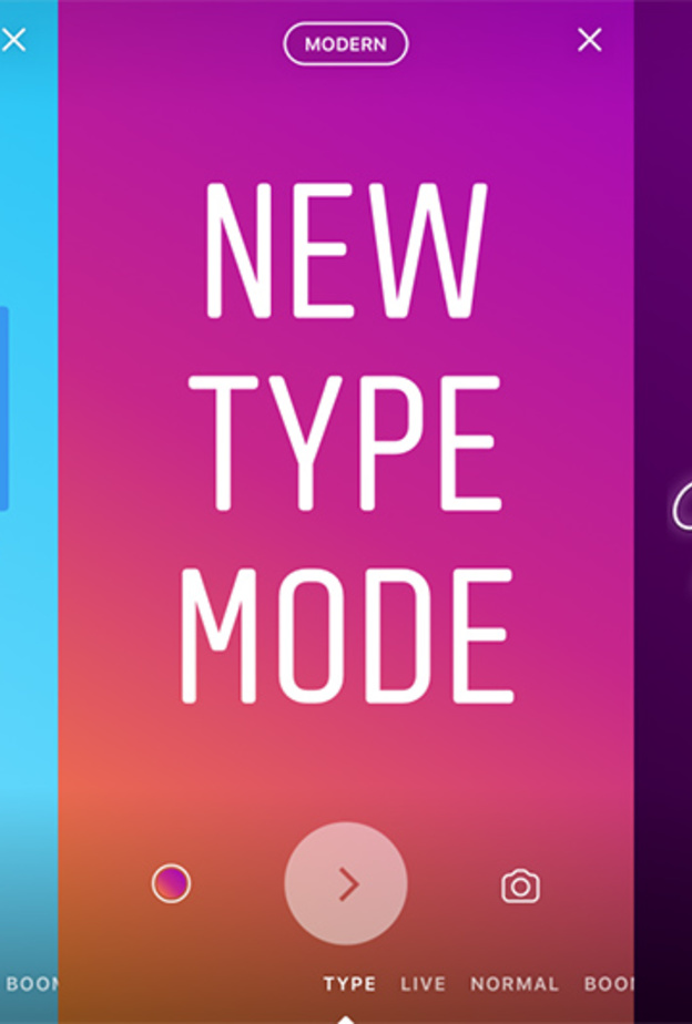 Type Mode .. ميزة جديدة في قصص انستقرام