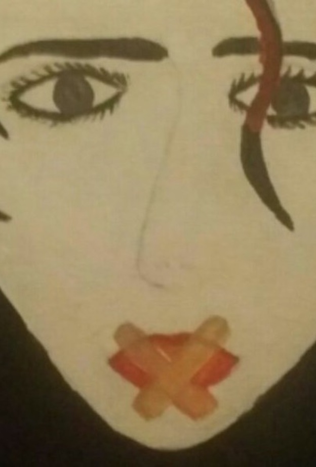 لوحة للطفلة فاطمة عبدالعزيز